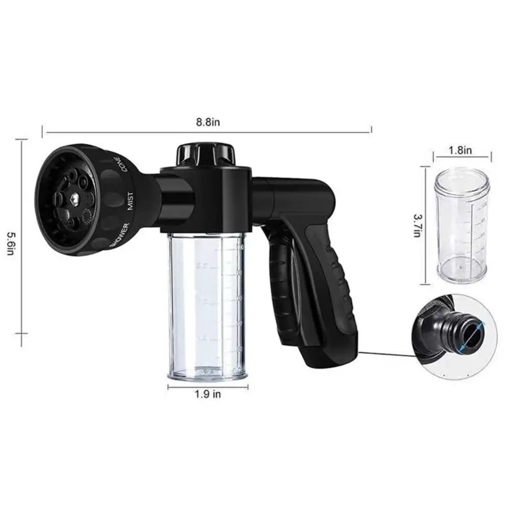 Outdoor pet shower spray